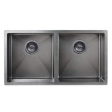 Meir 860x440x200mm Stainless Steel Double Bowl Kitchen Sink Top/Flush/Under Mount Variant Colour Available