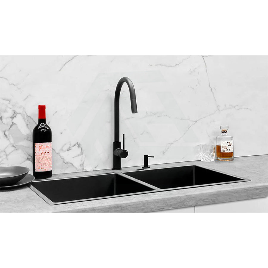 Meir 860x440x200mm Stainless Steel Double Bowl Kitchen Sink Top/Flush/Under Mount Variant Colour Available