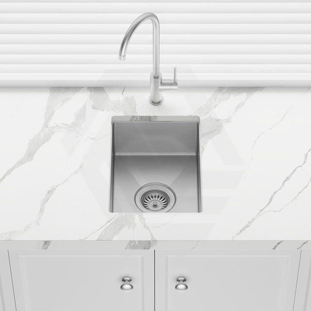 Meir Lavello 272x382x150mm Stainless Steel Single Bowl Bar Sink Top/Flush/Under Mount Variant Colour Available
