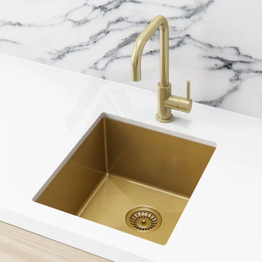 Meir Lavello 380x440x200mm Stainless Steel Single Bowl Kitchen Sink Top/Flush/Under Mount Variant Colour Available