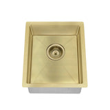 Meir Lavello 380x440x200mm Stainless Steel Single Bowl Kitchen Sink Top/Flush/Under Mount Variant Colour Available