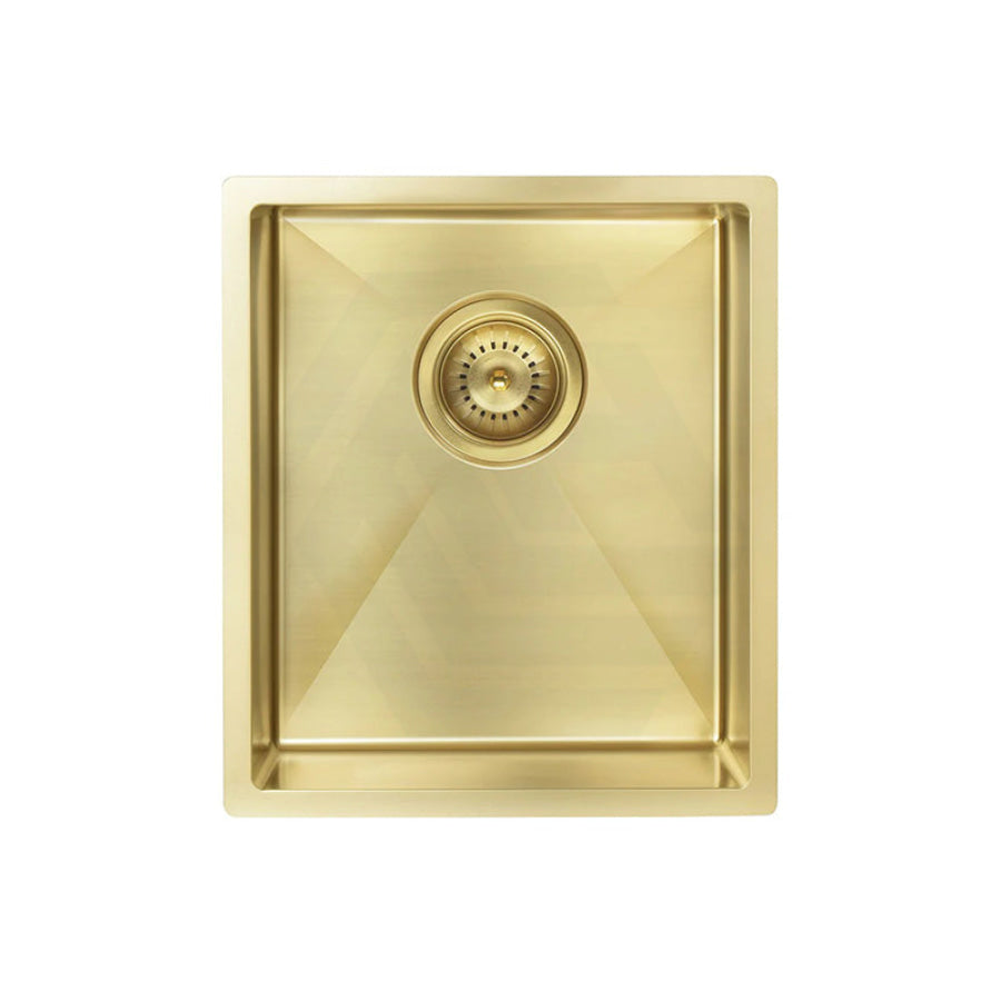 Meir Lavello 380x440x200mm Stainless Steel Single Bowl Kitchen Sink Top/Flush/Under Mount Variant Colour Available