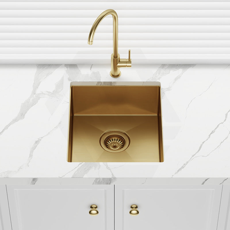 Meir Lavello 380x440x200mm Stainless Steel Single Bowl Kitchen Sink Top/Flush/Under Mount Variant Colour Available