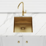 Meir Lavello 380x440x200mm Stainless Steel Single Bowl Kitchen Sink Top/Flush/Under Mount Variant Colour Available