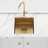 Meir Lavello 380x440x200mm Stainless Steel Single Bowl Kitchen Sink Top/Flush/Under Mount Variant Colour Available