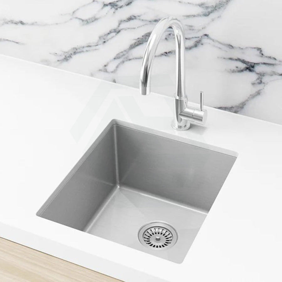 Meir Lavello 380x440x200mm Stainless Steel Single Bowl Kitchen Sink Top/Flush/Under Mount Variant Colour Available