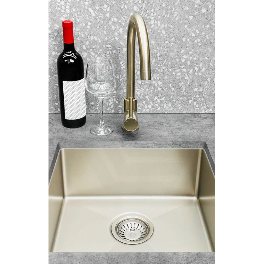 Meir Lavello 380x440x200mm Stainless Steel Single Bowl Kitchen Sink Top/Flush/Under Mount Variant Colour Available
