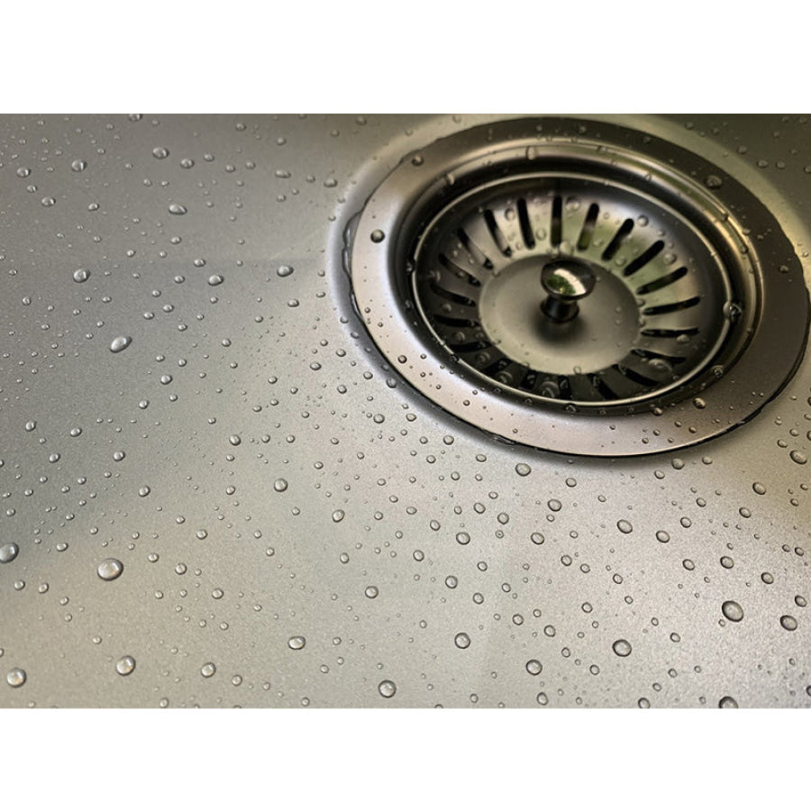 Meir Lavello 380x440x200mm Stainless Steel Single Bowl Kitchen Sink Top/Flush/Under Mount Variant Colour Available
