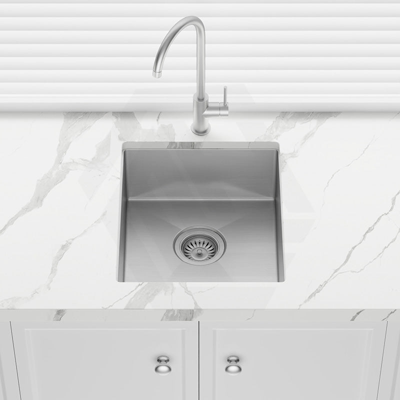 Meir Lavello 380x440x200mm Stainless Steel Single Bowl Kitchen Sink Top/Flush/Under Mount Variant Colour Available