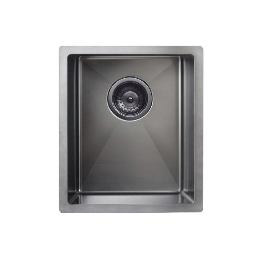 Meir Lavello 380x440x200mm Stainless Steel Single Bowl Kitchen Sink Top/Flush/Under Mount Variant Colour Available