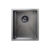 Meir Lavello 380x440x200mm Stainless Steel Single Bowl Kitchen Sink Top/Flush/Under Mount Variant Colour Available