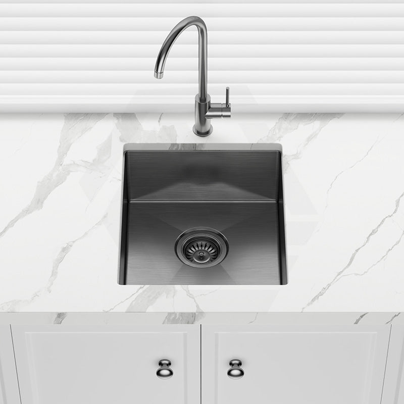 Meir Lavello 380x440x200mm Stainless Steel Single Bowl Kitchen Sink Top/Flush/Under Mount Variant Colour Available