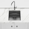 Meir Lavello 380x440x200mm Stainless Steel Single Bowl Kitchen Sink Top/Flush/Under Mount Variant Colour Available