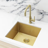 Meir Lavello 450x450x200mm Stainless Steel Single Bowl Kitchen Sink Top/Flush/Under Mount Variant Colour Available