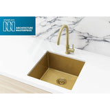 Meir Lavello 450x450x200mm Stainless Steel Single Bowl Kitchen Sink Top/Flush/Under Mount Variant Colour Available
