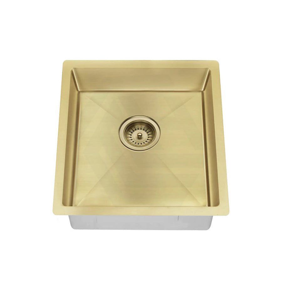 Meir Lavello 450x450x200mm Stainless Steel Single Bowl Kitchen Sink Top/Flush/Under Mount Variant Colour Available
