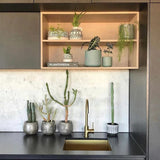 Meir Lavello 450x450x200mm Stainless Steel Single Bowl Kitchen Sink Top/Flush/Under Mount Variant Colour Available