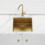 Meir Lavello 450x450x200mm Stainless Steel Single Bowl Kitchen Sink Top/Flush/Under Mount Variant Colour Available