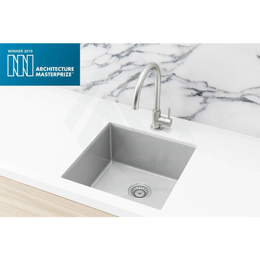Meir Lavello 450x450x200mm Stainless Steel Single Bowl Kitchen Sink Top/Flush/Under Mount Variant Colour Available