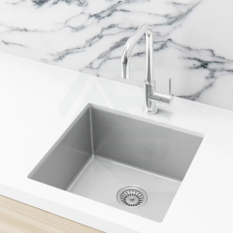 Meir Lavello 450x450x200mm Stainless Steel Single Bowl Kitchen Sink Top/Flush/Under Mount Variant Colour Available