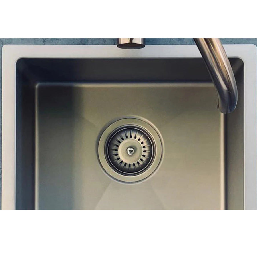 Meir Lavello 450x450x200mm Stainless Steel Single Bowl Kitchen Sink Top/Flush/Under Mount Variant Colour Available