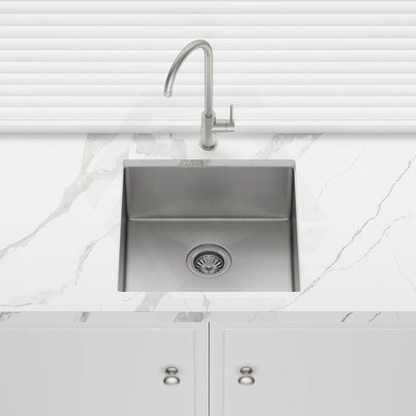 Meir Lavello 450x450x200mm Stainless Steel Single Bowl Kitchen Sink Top/Flush/Under Mount Variant Colour Available