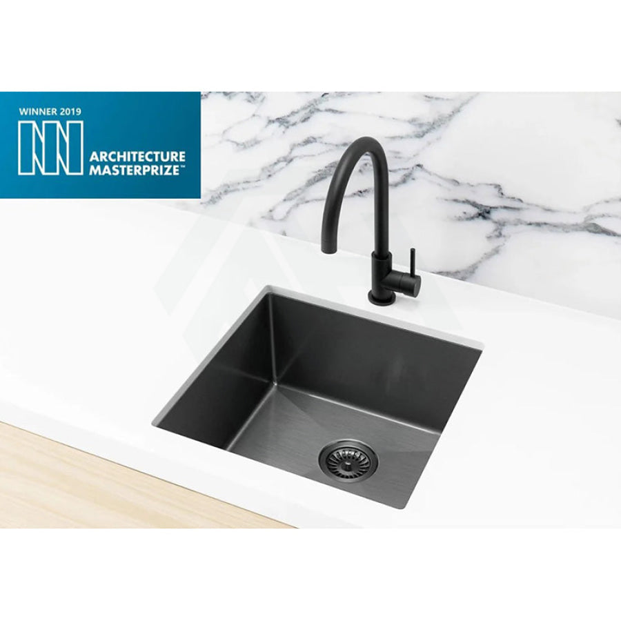 Meir Lavello 450x450x200mm Stainless Steel Single Bowl Kitchen Sink Top/Flush/Under Mount Variant Colour Available