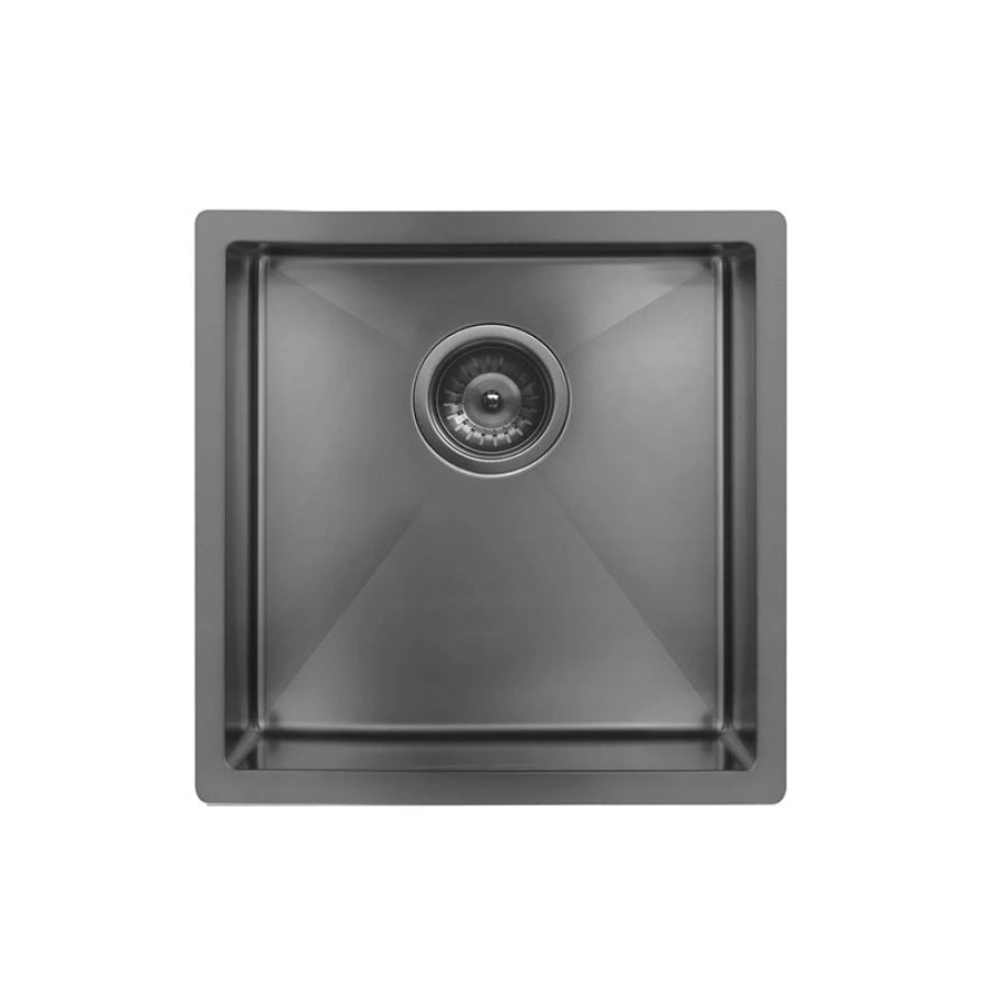 Meir Lavello 450x450x200mm Stainless Steel Single Bowl Kitchen Sink Top/Flush/Under Mount Variant Colour Available