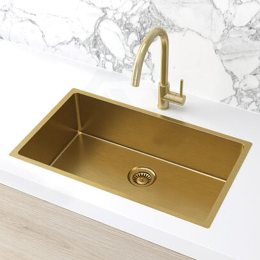 Meir Lavello 760x440x200mm Stainless Steel Single Bowl Kitchen Sink Top/Flush/Under Mount Variant Colour Available