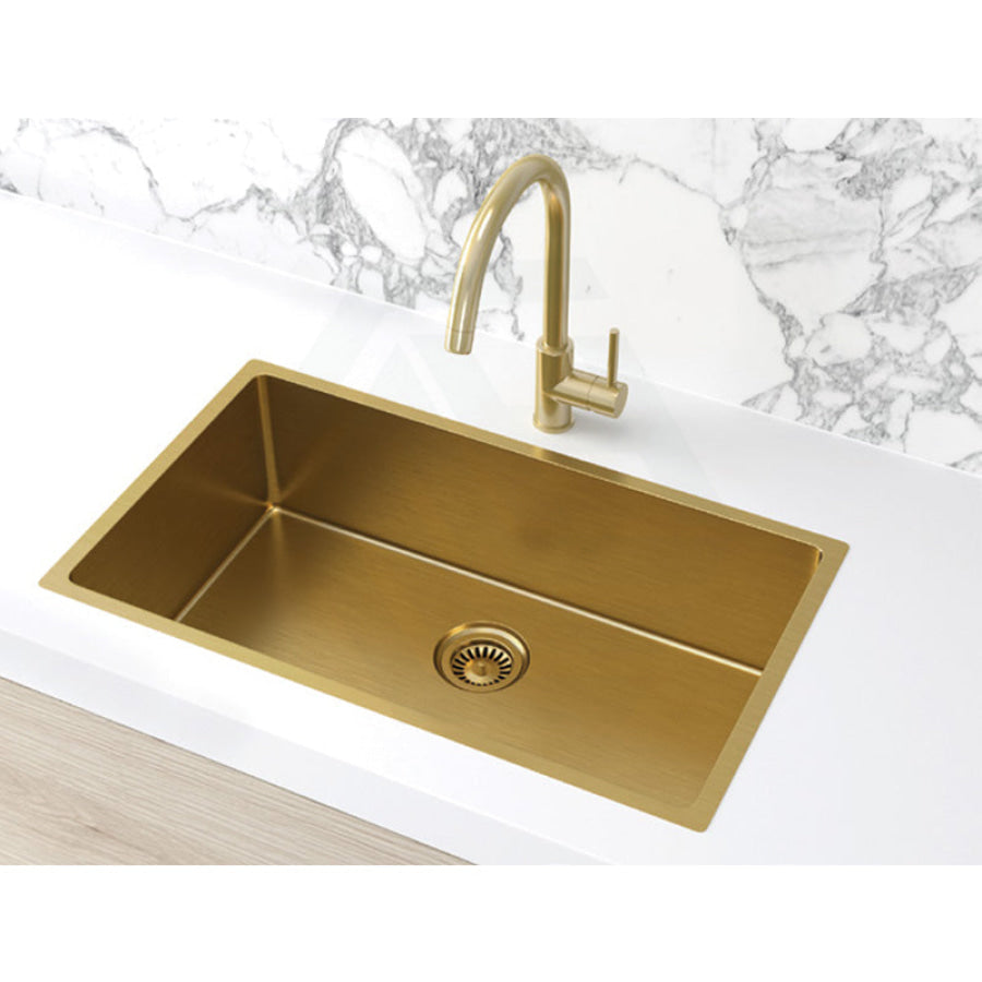 Meir Lavello 760x440x200mm Stainless Steel Single Bowl Kitchen Sink Top/Flush/Under Mount Variant Colour Available
