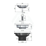 Meir Lavello 760x440x200mm Stainless Steel Single Bowl Kitchen Sink Top/Flush/Under Mount Variant Colour Available