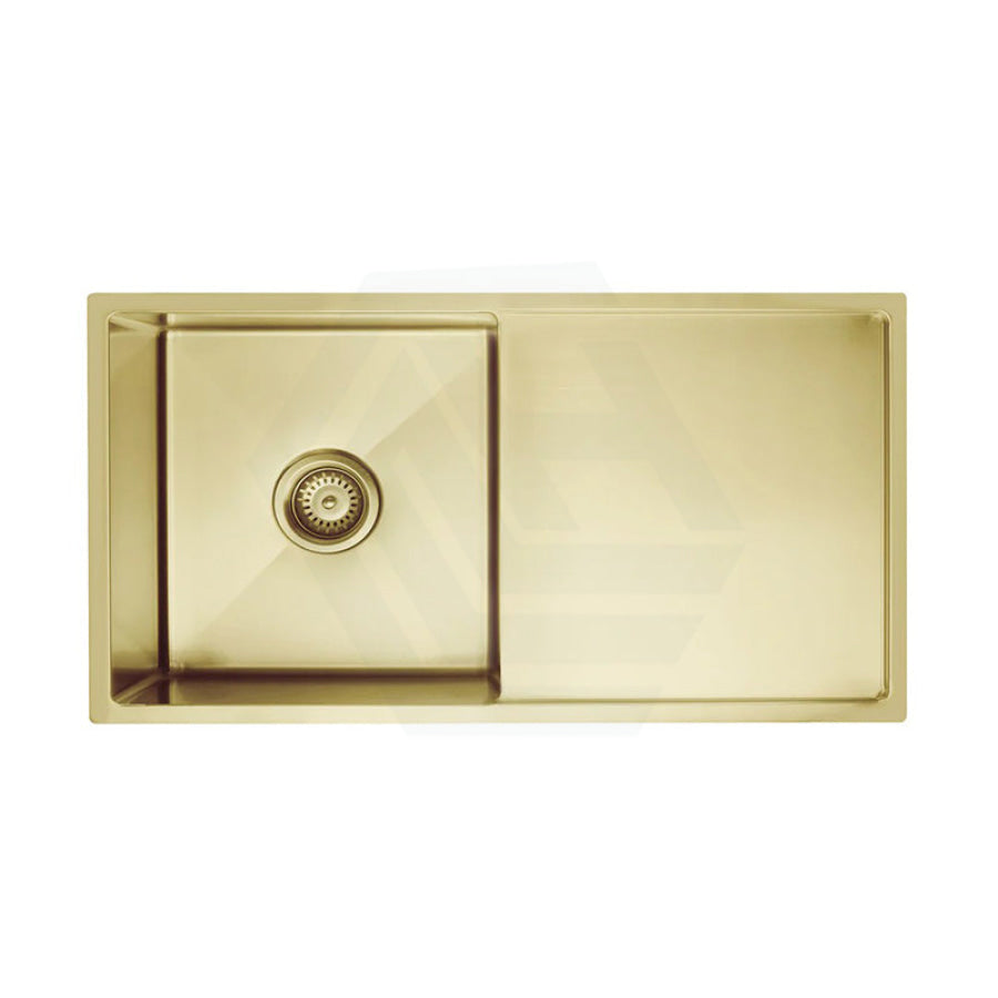 Meir Lavello 840x440x200mm Stainless Steel Single Bowl Kitchen Sink with Drainboard Top/Flush/Under Mount Variant Colour Available