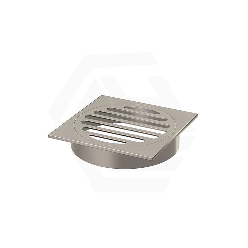 Meir Square Brass Floor Grate Shower Drain 100mm Outlet Variant Colour Available