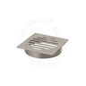 Meir Square Brass Floor Grate Shower Drain 100mm Outlet Variant Colour Available