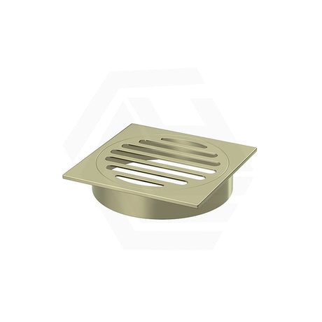 Meir Square Brass Floor Grate Shower Drain 100mm Outlet Variant Colour Available