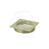 Meir Square Brass Floor Grate Shower Drain 100mm Outlet Variant Colour Available
