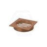 Meir Square Brass Floor Grate Shower Drain 100mm Outlet Variant Colour Available