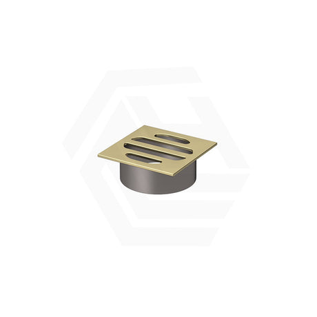 Meir Square Brass Floor Grate Shower Drain 50mm Outlet Variant Colour Available