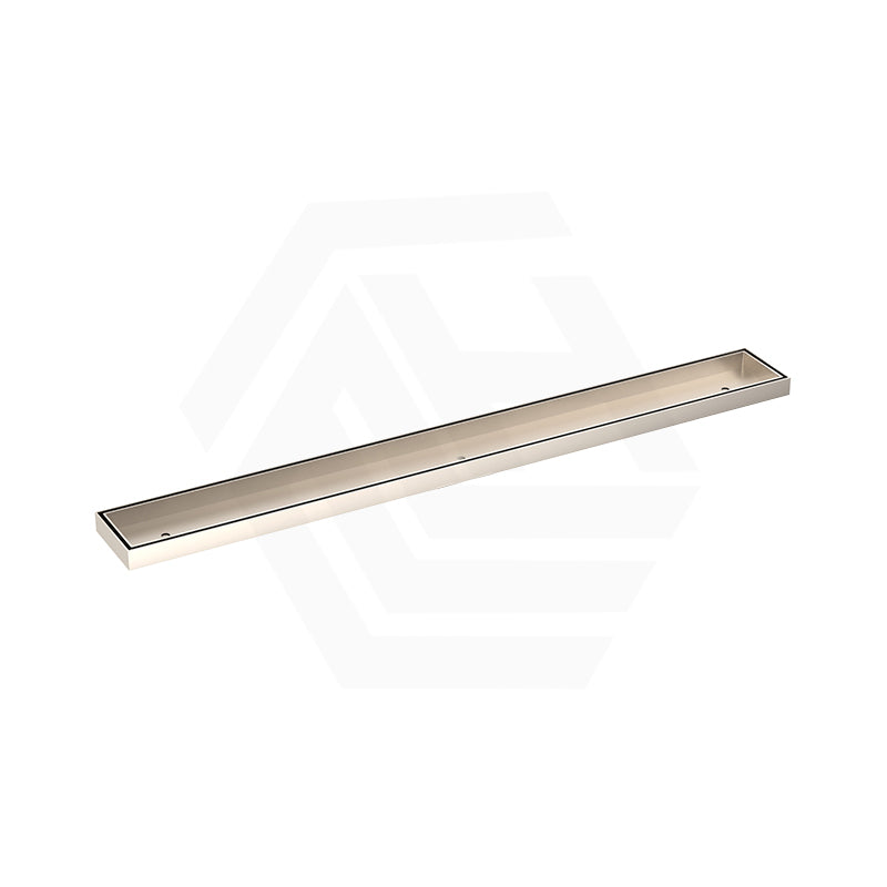 Meir 900mm Stainless Steel Shower Channel Waste with Tile Insert Colour Available