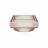 Meir 115Mm Square Brass Shower Waste With Tile Insert Variant Colour Available Champagne Floor