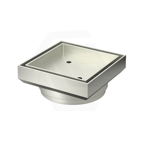 Meir 115mm Square Brass Shower Waste with Tile Insert Variant Colour Available