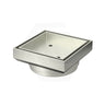 Meir 115mm Square Brass Shower Waste with Tile Insert Variant Colour Available