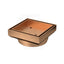 Meir 115mm Square Brass Shower Waste with Tile Insert Variant Colour Available