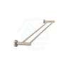 Meir 600/900Mm Round Solid Brass Double Towel Rail Variant Colour Available Champagne / 600Mm Rails