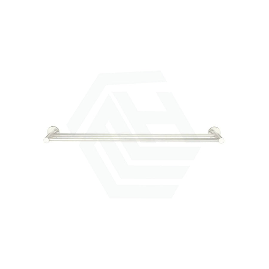 Meir 600/900Mm Round Solid Brass Double Towel Rail Variant Colour Available Rails