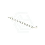 Meir 600/900Mm Round Solid Brass Double Towel Rail Variant Colour Available Rails