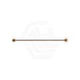Meir 600/900mm Round Solid Brass Double Towel Rail Variant Colour Available
