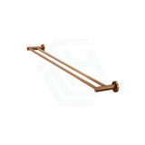 Meir 600/900mm Round Solid Brass Double Towel Rail Variant Colour Available