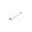 Meir 600/900Mm Round Single Towel Rail Variant Colour Available Polished Chrome / 600Mm Rails