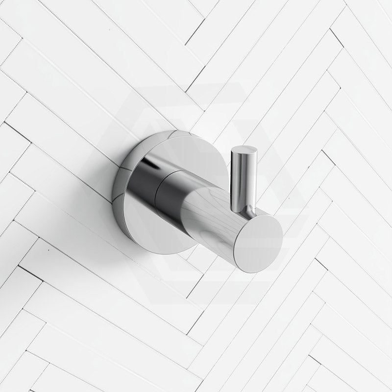 Meir Round Solid Brass Robe Hook Variant Colour Available